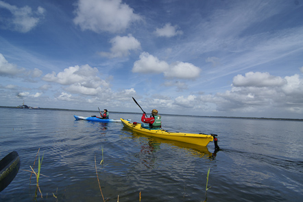 itinérance à la pagaie sur les grands Lacs